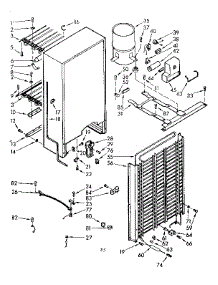 Unit Parts parts for Kenmore Freezer 106.720220 (106720220, 106 720220) from AppliancePartsPros.com