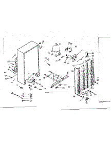 Unit Parts parts for Kenmore Freezer 106.720240 (106720240, 106 720240) from AppliancePartsPros.com