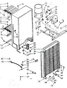 Unit Parts parts for Kenmore Freezer 106.720421 (106720421, 106 720421) from AppliancePartsPros.com