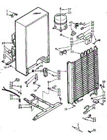 Unit Parts parts for Kenmore Freezer 106.720460 (106720460, 106 720460) from AppliancePartsPros.com