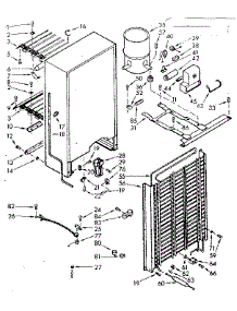 Unit Parts parts for Kenmore Freezer 106.721420 (106721420, 106 721420) from AppliancePartsPros.com