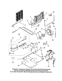 Unit parts for Kenmore Refrigerator 106.72142207 (10672142207, 106 72142207) from AppliancePartsPros.com