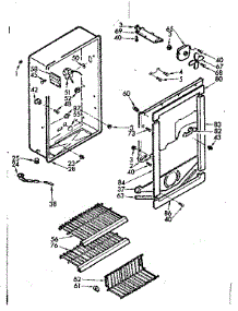 Liner Parts parts for Kenmore Freezer 106.722301 (106722301, 106 722301) from AppliancePartsPros.com