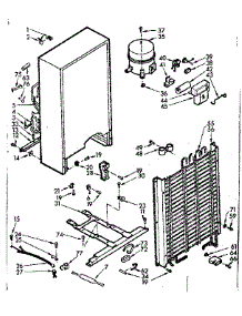 Unit Parts parts for Kenmore Freezer 106.723300 (106723300, 106 723300) from AppliancePartsPros.com