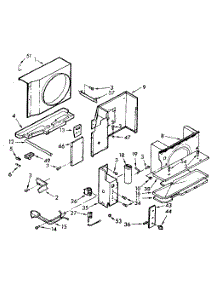 Air Flow Parts parts for Kenmore Heat Pump System 106.72601 (10672601, 106 72601) from AppliancePartsPros.com