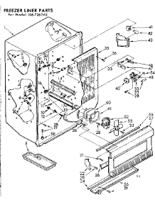 Liner Parts parts for Kenmore Freezer 106.726240 (106726240, 106 726240) from AppliancePartsPros.com
