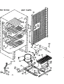 Unit Parts parts for Kenmore Freezer 106.7281620 (1067281620, 106 7281620) from AppliancePartsPros.com