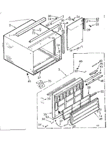Cabinet Parts parts for Kenmore Heat Pump System 106.73172 (10673172, 106 73172) from AppliancePartsPros.com