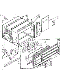 Cabinet parts for Kenmore Heat Pump System 106.73720 (10673720, 106 73720) from AppliancePartsPros.com