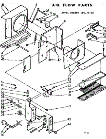 Air Flow Parts parts for Kenmore Heat Pump System 106.73760 (10673760, 106 73760) from AppliancePartsPros.com