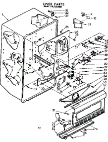 Liner Parts parts for Kenmore Freezer 106.7392050 (1067392050, 106 7392050) from AppliancePartsPros.com