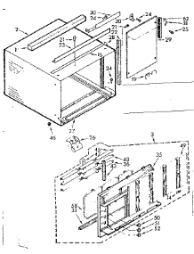 Cabinet parts for Kenmore Heat Pump System 106.741180 (106741180, 106 741180) from AppliancePartsPros.com
