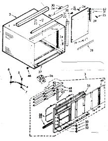 Cabinet Parts parts for Kenmore Heat Pump System 106.741183 (106741183, 106 741183) from AppliancePartsPros.com