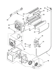 Icemaker Parts parts for Kenmore Refrigerator 106.74263402 (10674263402, 106 74263402) from AppliancePartsPros.com