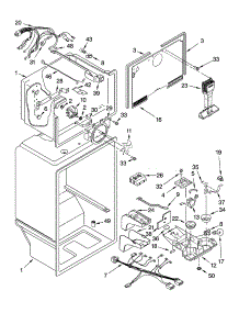 Liner Parts parts for Kenmore Refrigerator 106.74943400 (10674943400, 106 74943400) from AppliancePartsPros.com