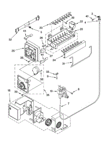 Icemaker Parts parts for Kenmore Refrigerator 106.75923400 (10675923400, 106 75923400) from AppliancePartsPros.com