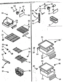 Liner Parts parts for Kenmore Refrigerator 106.7600301 (1067600301, 106 7600301) from AppliancePartsPros.com