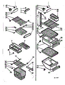 Liner Parts parts for Kenmore Refrigerator 106.7601342 (1067601342, 106 7601342) from AppliancePartsPros.com