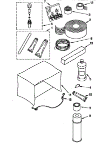 Optional parts for Kenmore Air Conditioner 106.76053790 (10676053790, 106 76053790) from AppliancePartsPros.com