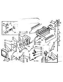 Icemaker parts for Kenmore Refrigerator 106.7627443 (1067627443, 106 7627443) from AppliancePartsPros.com