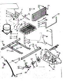 Unit parts for Kenmore Refrigerator 106.7639410 (1067639410, 106 7639410) from AppliancePartsPros.com