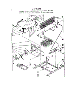 Unit Parts parts for Kenmore Refrigerator 106.7687421 (1067687421, 106 7687421) from AppliancePartsPros.com