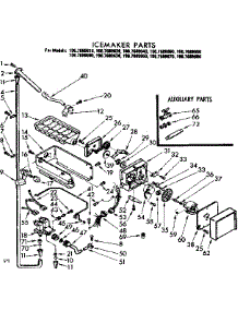 Icemaker Parts parts for Kenmore Refrigerator 106.7689630 (1067689630, 106 7689630) from AppliancePartsPros.com