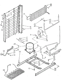 Unit Parts parts for Kenmore Refrigerator 106.7694080 (1067694080, 106 7694080) from AppliancePartsPros.com