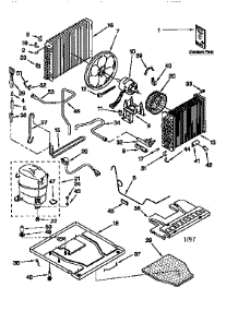 Unit parts for Kenmore Air Conditioner 106.77299790 (10677299790, 106 77299790) from AppliancePartsPros.com