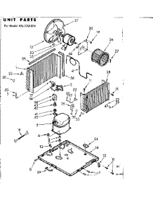 Unit Parts parts for Kenmore Heat Pump System 106.7751370 (1067751370, 106 7751370) from AppliancePartsPros.com