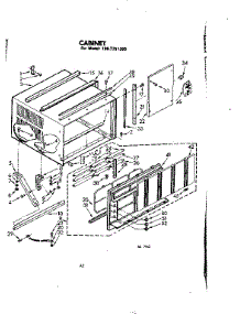 Cabinet Parts parts for Kenmore Heat Pump System 106.7751393 (1067751393, 106 7751393) from AppliancePartsPros.com