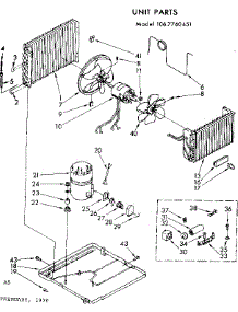 Unit Parts parts for Kenmore Heat Pump System 106.7760451 (1067760451, 106 7760451) from AppliancePartsPros.com