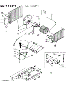 Unit Parts parts for Kenmore Heat Pump System 106.7760710 (1067760710, 106 7760710) from AppliancePartsPros.com