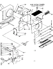 Air Flow Parts parts for Kenmore Heat Pump System 106.7761370 (1067761370, 106 7761370) from AppliancePartsPros.com