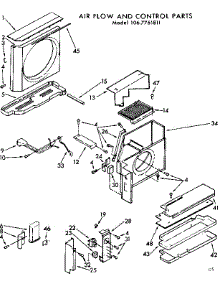 Air Flow And Control Parts parts for Kenmore Heat Pump System 106.7761811 (1067761811, 106 7761811) from AppliancePartsPros.com
