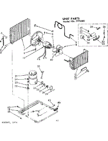 Unit Parts parts for Kenmore Heat Pump System 106.7770580 (1067770580, 106 7770580) from AppliancePartsPros.com