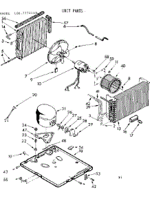 Unit Parts parts for Kenmore Heat Pump System 106.7771140 (1067771140, 106 7771140) from AppliancePartsPros.com