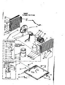 Unit Parts parts for Kenmore Heat Pump System 106.7771290 (1067771290, 106 7771290) from AppliancePartsPros.com