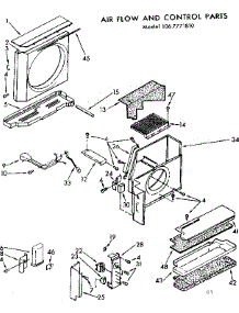 Air Flow And Control Parts parts for Kenmore Heat Pump System 106.7771810 (1067771810, 106 7771810) from AppliancePartsPros.com