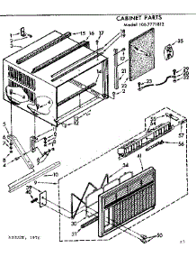 Cabinet Parts parts for Kenmore Heat Pump System 106.7771812 (1067771812, 106 7771812) from AppliancePartsPros.com