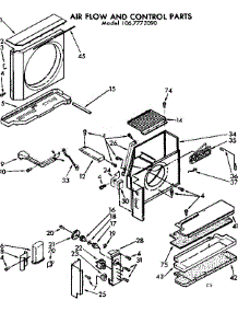 Air Flow And Control Parts parts for Kenmore Heat Pump System 106.7772090 (1067772090, 106 7772090) from AppliancePartsPros.com