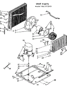 Unit Parts parts for Kenmore Heat Pump System 106.7772193 (1067772193, 106 7772193) from AppliancePartsPros.com