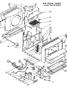 Air Flow Parts parts for Kenmore Heat Pump System 106.7772991Z (1067772991Z, 106 7772991Z) from AppliancePartsPros.com