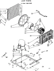 Unit Parts parts for Kenmore Heat Pump System 106.7781840 (1067781840, 106 7781840) from AppliancePartsPros.com