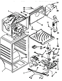Liner parts for Kenmore Refrigerator 106.77821790 (10677821790, 106 77821790) from AppliancePartsPros.com