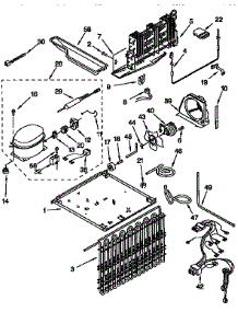 Unit parts for Kenmore Refrigerator 106.77821790 (10677821790, 106 77821790) from AppliancePartsPros.com