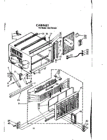 Cabinet Parts parts for Kenmore Heat Pump System 106.7791491 (1067791491, 106 7791491) from AppliancePartsPros.com