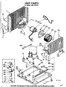 Unit Parts parts for Kenmore Heat Pump System 106.7791811 (1067791811, 106 7791811) from AppliancePartsPros.com