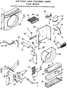 Air Flow And Control Parts parts for Kenmore Heat Pump System 106.7792190 (1067792190, 106 7792190) from AppliancePartsPros.com