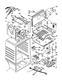 Liner parts for Kenmore Refrigerator 106.78902891 (10678902891, 106 78902891) from AppliancePartsPros.com